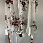 Boohoo  Plus Flower Ruffle One‎ Piece White Romper Plus Size 18 Photo 5