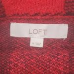 Buffalo Plaid Mock Neck Sweater Size Medium | Loft Plaid Tunic Sweater Photo 6