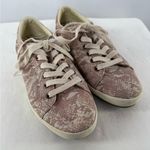 Taos Star Canvas Low Top Sneakers in Blush Snake Size 9 Pink Photo 1