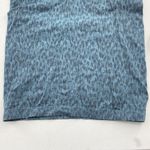 Athleta XXS Momentum Allure Animal Print Tee Shirt Blue Seamless Comfort Wicking Photo 7