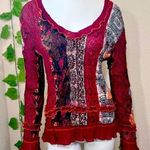 Alberto Makali Multi-print Floral Ruffle Blouse Photo 0