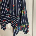 Jon & anna  Woman’s Floral Striped Open Front Cardigan size medium Photo 8