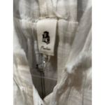 Flawless NWT  Women's White Ruffle Sleeve Button Front V-Neck Maxi Dress Size S Photo 6