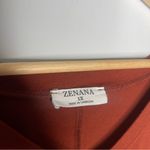 Zenana Outfitters V-neck Short Sleeve T-Shirt Dark Rust (1X) Photo 4