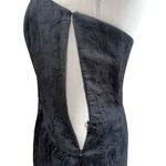 Christian LaCroix Vintage  Black Strapless Midi Dress Photo 8