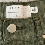 Kendall + Kylie Dark Olive Corduroy Shorts. Size 25 Photo 2