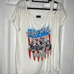 Zenobia  King of The Road Cold Shoulder Graphic Tee Size 1XL Photo 0