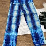 Pink Lotus  size small blue & green crop athletic leggings Photo 8