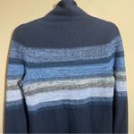 Krimson Klover Everlasting Sweater Tunic Navy Blue Striped Photo 2
