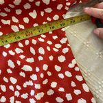 Kancystore Womens Button Down V Neck Tie Knot Front Tops 3/4 Sleeve Chif… Size M Photo 7