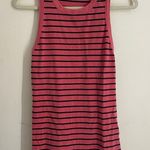 Stateside Anthropologie Striped Racerback Tank Pink size S Photo 3