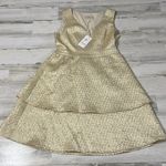 Flora Bea NYC Princess Brocade Terina Dress Size Small NWT Gold Photo 1