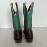 Tony Lama Rowena 11” Women’s 6B Brown Turquoise Leather Western Boot USA SA2101 Photo 12