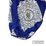 Boutique Womens Harem Pants Bohemian Lightweight Blue White Geo Print XXL Size undefined Photo 3