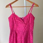 Lilly Pulitzer 🩷 beautiful pink eyelet midi tank dress Photo 1