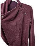 Lululemon That's A Wrap Jacket Snap Buttons Womens Size 4 Athleisure Maroon Photo 9