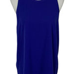 Gap  Fit Tank Top Large Blue Activewear Workout Gym‎ Yoga Minimalist Stretch Photo 0