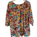 Lavish  FLORAL BUTTERFLY BOHO BLOUSE Photo 1