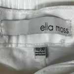 Ella Moss High Waist Straight Crop Jeans Sz 10 / 30 White Cropped Jeans Photo 5