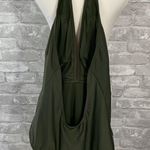 Ted Baker Olive Green Halter One-Piece Swimsuit Photo 5