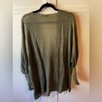 Boohoo Women’s Green Plus Wrap Knitted Twist Sweater From - Size US 16 Photo 5