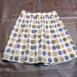 Edme Esyllte Anthropologie Skirt Womens S Polka Dot Print Pleated Cotton Lined White Photo 12