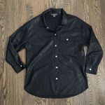 Primark pleather faux leather oversized jacket shacket shirt Size Small Photo 1