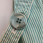 MAUS & HOFFMAN Mint Green Seersucker Striped Blazer Jacket Size 8 Medium NWT Photo 6