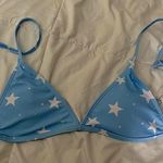 SheIn Blue Star Bikini Top Photo 0