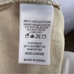 Utility Cargo Pants, Khaki, 100% Cotton, Workwear Minimalist Tan Size L Photo 8