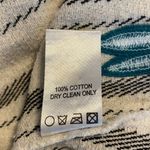 Judith March  Women's Embroidered Off The Shoulder Cactus Striped Blouse Medium Photo 2