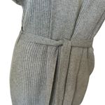 Banana Republic  Gray Ribbed Shawl Collar Belted Cardigan Sweater (953) Photo 5