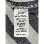 a.n.a . Striped Long Sleeve Rayon Blouse Size Large Breathable Lightweight Button Photo 5