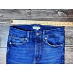Good American  High Rise Flare Jeans Size 00-4 Dark Wash Denim Stretch High Rise Photo 4