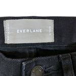 Everlane Black High Rise Kick Crop Straight Leg Stretch Jeans 26 Regular Photo 2