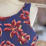 Athleta  Conscious Crop Tank Top Cropped Blue Floral S Athletic Gym Photo 2