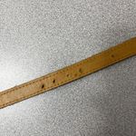 MZ Accessories Ny Snake Leather Belt Womens Small Blue Goldtone Buckle Wrap 1/2" Photo 8