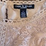 Cable & Gauge  Lace Sleeveless Boho Blouse in Champagne - size 3XL Photo 2