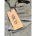 Micas Women’s Blue Runched Mini Dress Size Small NWT Party Luxury Photo 8