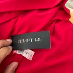 Red Swim Top. Has Side Tie and Soft Cups. Adjustable Straps. Size 16W NWOT Photo 3