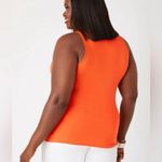 Ashley Stewart Easy Basic Tank Top (Orange Red) - 18/20 Photo 1
