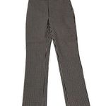 Joseph Ribkoff  Gingham Black White High Waist Slim Pants Ankle Slits 4 Photo 0