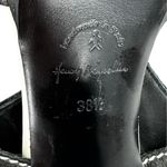 Henry Beguelin Black Leather Beaded Boho Sandals Size 38.5 Photo 8