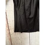 Nasty Gal NWT  Cowl Neck Asymmetrical Satin One Shoulder Black Cami Blouse Size 20 Photo 6