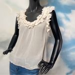 BCBGMAXAZRIA ruffled blouse Photo 1