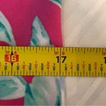 Campanella Tropical Pink Blue Floral Dress Size S Photo 10