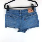 Levi's Levi Strauss & Co. Womens Shorts 501 Button Fly Raw Hem Cut Off Medium Wash 29 Photo 1