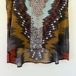 Sanctuary Multicolor Printed Sequin Sleeveless Blouse Size S Photo 4
