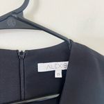 Alexis  Black Wide Leg Crepe Jumpsuit Photo 6