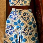 Two piece pants crop top set Blue Size XS Photo 0